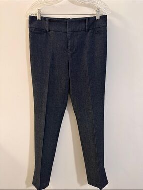 Calvin Klein mid rise cropped dark denim work pant